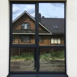 Окна ПВХ в частный дом - Минск  - Фотографии окон в черном цвете