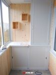 Шкафы по индивидуальному заказу в Минске - Для балкона