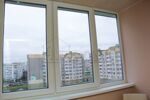 красивые рамы на балконе в Минске - белые стандартные