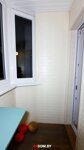 121 - Вагонка под кирпич с покраской в светлый цвет  - Вагонка на балконе - Ремонт Минск
