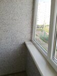 Отделка балкона беленой пробкой в Минске