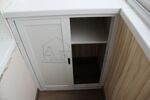 низкий шкафчик на балкон в Минске - раздвижные двери